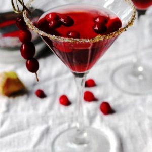 Cranberry Ginger Martini