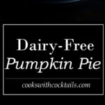 Dairy Free Pumpkin Pie with Streusel Topping