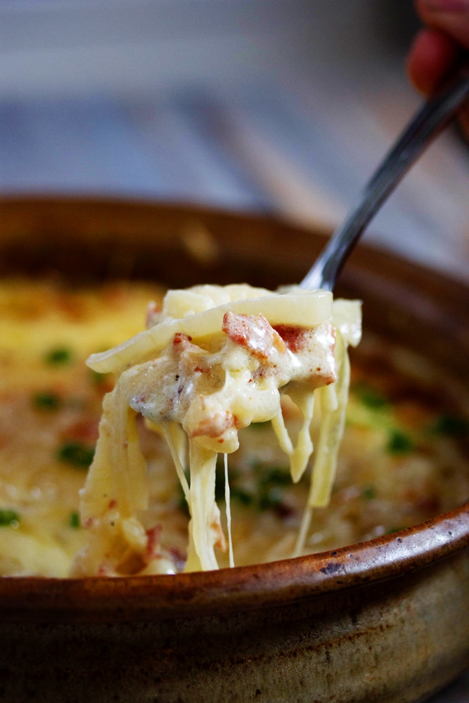 Hot Cheese Dip with Onion and Gruyere ~ An Oktoberfest Appetizer