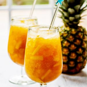 Citrus Tea Slush with Pineapple & Rum