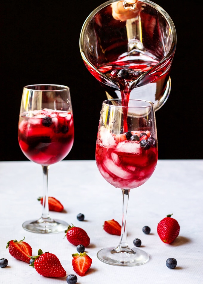 Strawberry Red Wine Sangria