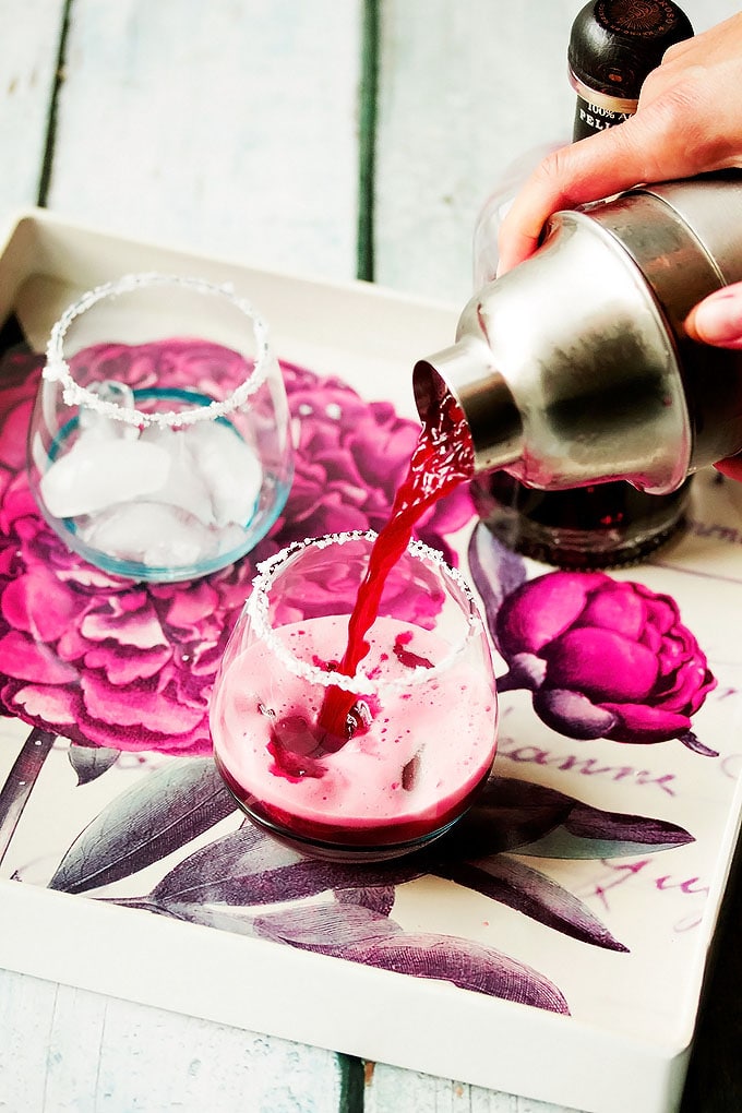 Hibiscus Infused Margarita