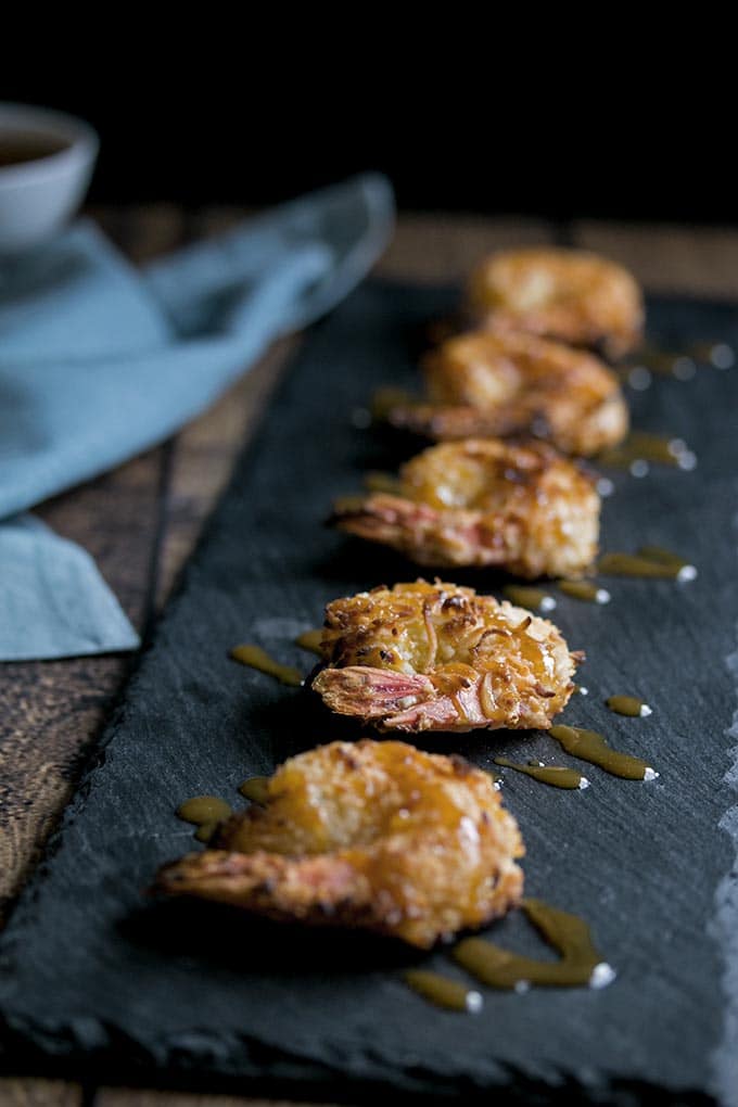 Coconut Prawns with Habanero and Pineapple Sauce