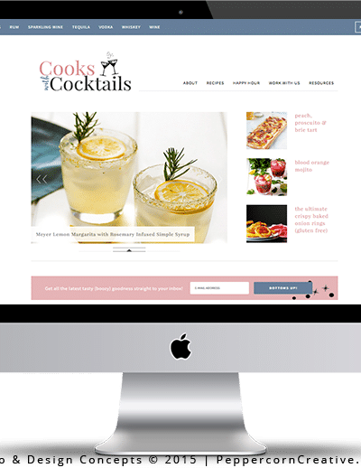 A New Site for Cooks with Cocktails