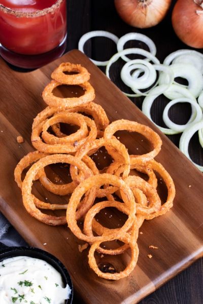The Ultimate Crispy Baked Homemade Onion Rings – Gluten Free!