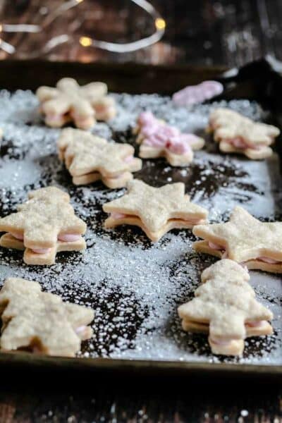 Christmas Cream Wafer Cookies