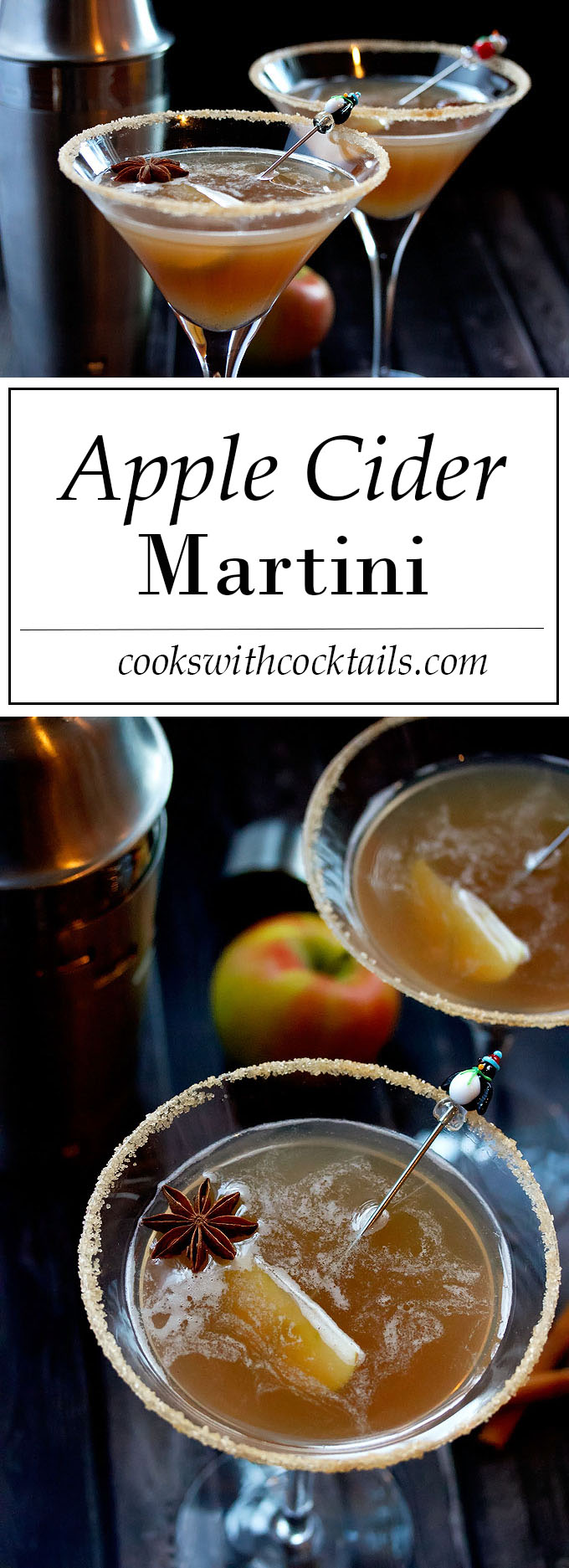 Apple Cider Caramel Martini