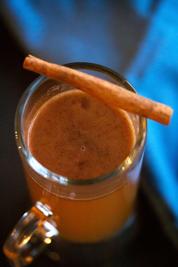Hot Buttered Rum with Apple Cider
