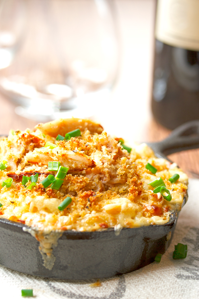 Dungeness Crab Mac and Cheese with Jarlsberg Cheese