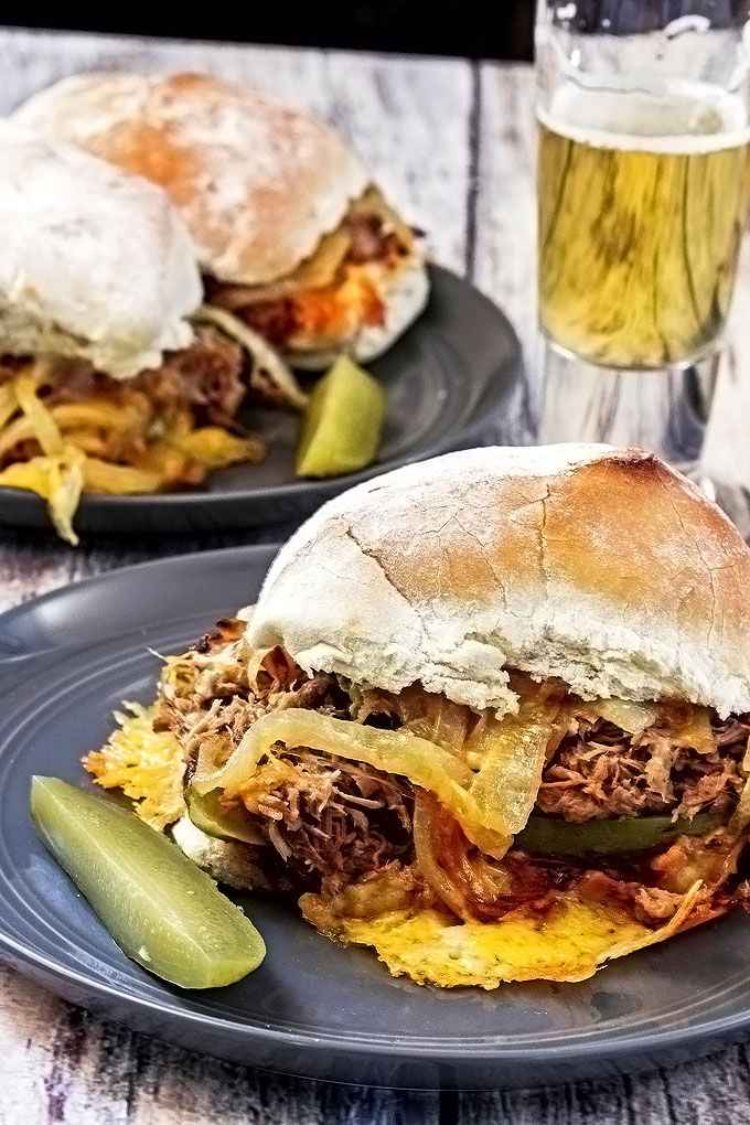 Crock Pot Pulled Pork Sandwiches Camping at Davis Lake