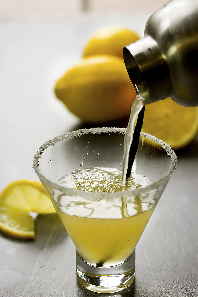 Vanilla & Meyer Lemon Martini